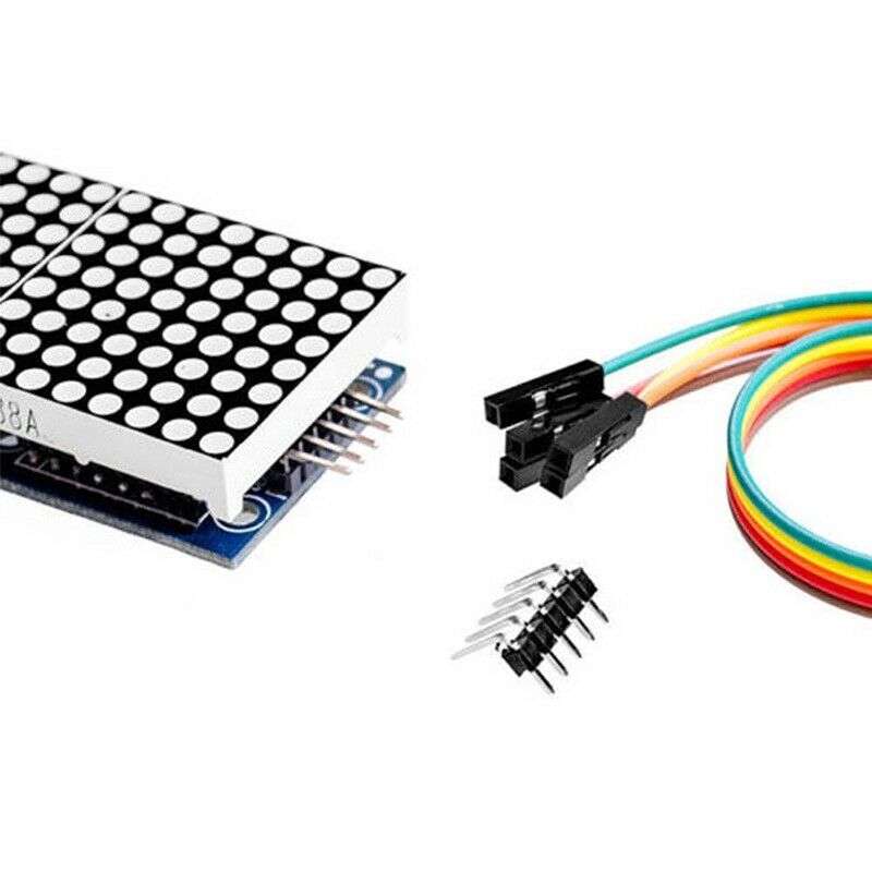 Dot Matrix Mcu Control Led Display Module Max7219 For Arduino Raspberry Pim HqE5