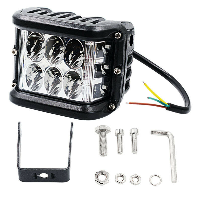 Motorcycle ATV Car SUV Dustproof Heat Dissipation LED Metal Headlight Spot Light