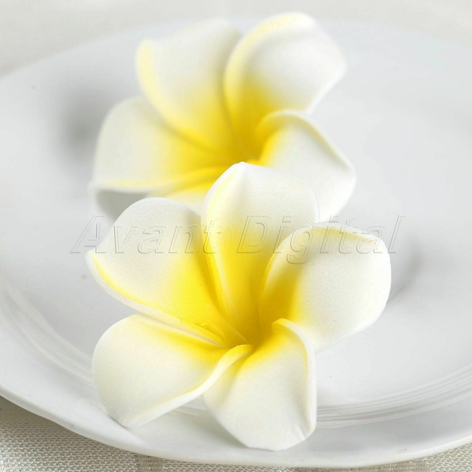 Mini Frangipani Flower Party Headwear Foam Plumeria Wedding Decoration Lovely