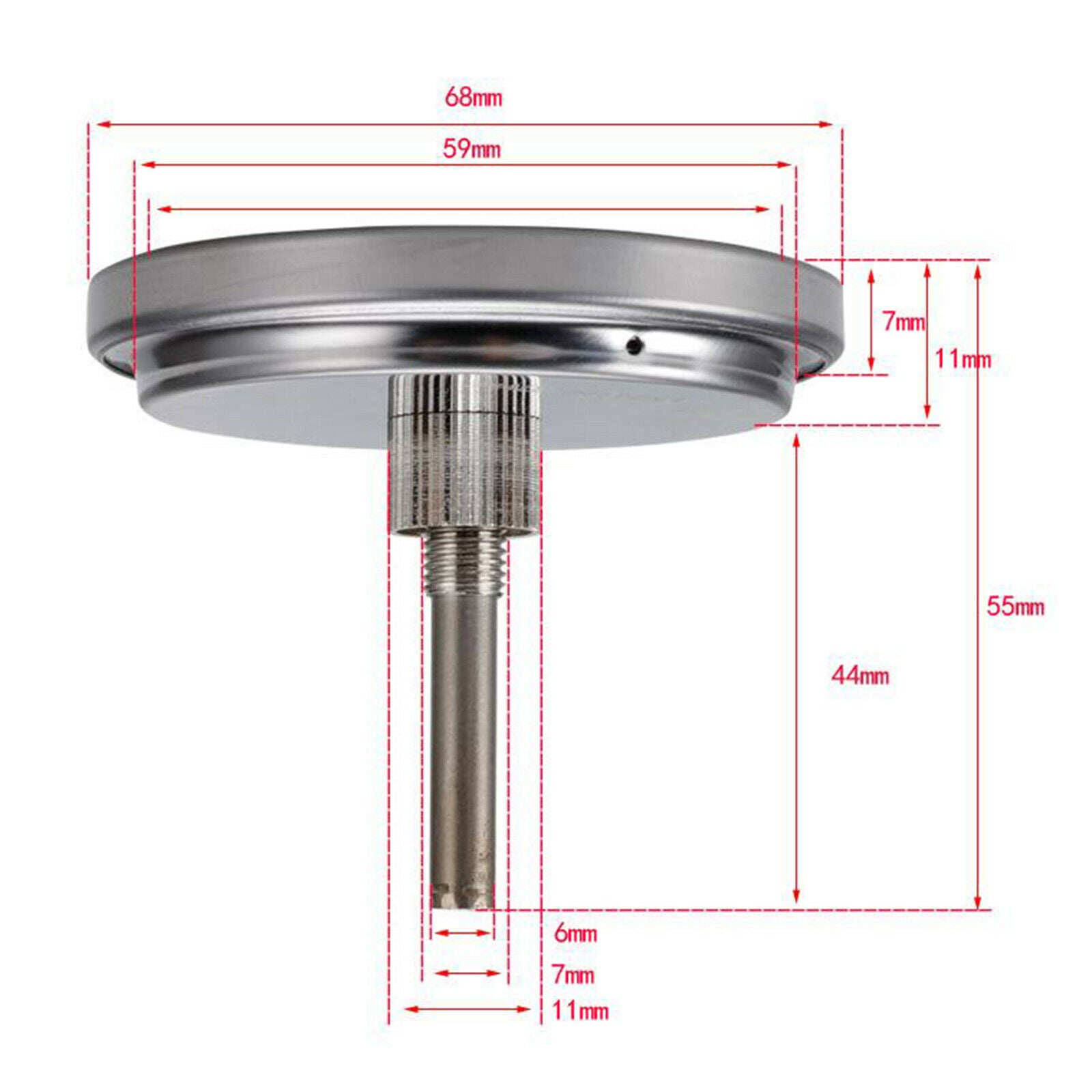 50 400 ℉ stainless steel oven thermometer BBQ grill cooking temperature