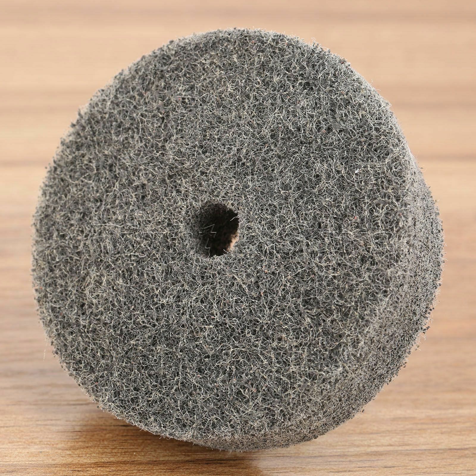 3" 75mm Gray Fiber Round Polishing Polisher Buffing Pad Mop Wheel For Rotary