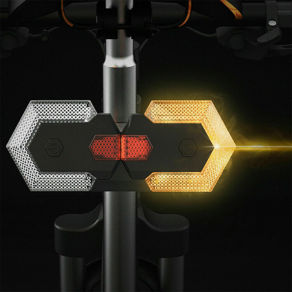 Bicycle Light E-bike Turn Signals Front Rear Light Smart Wireless Remote Control