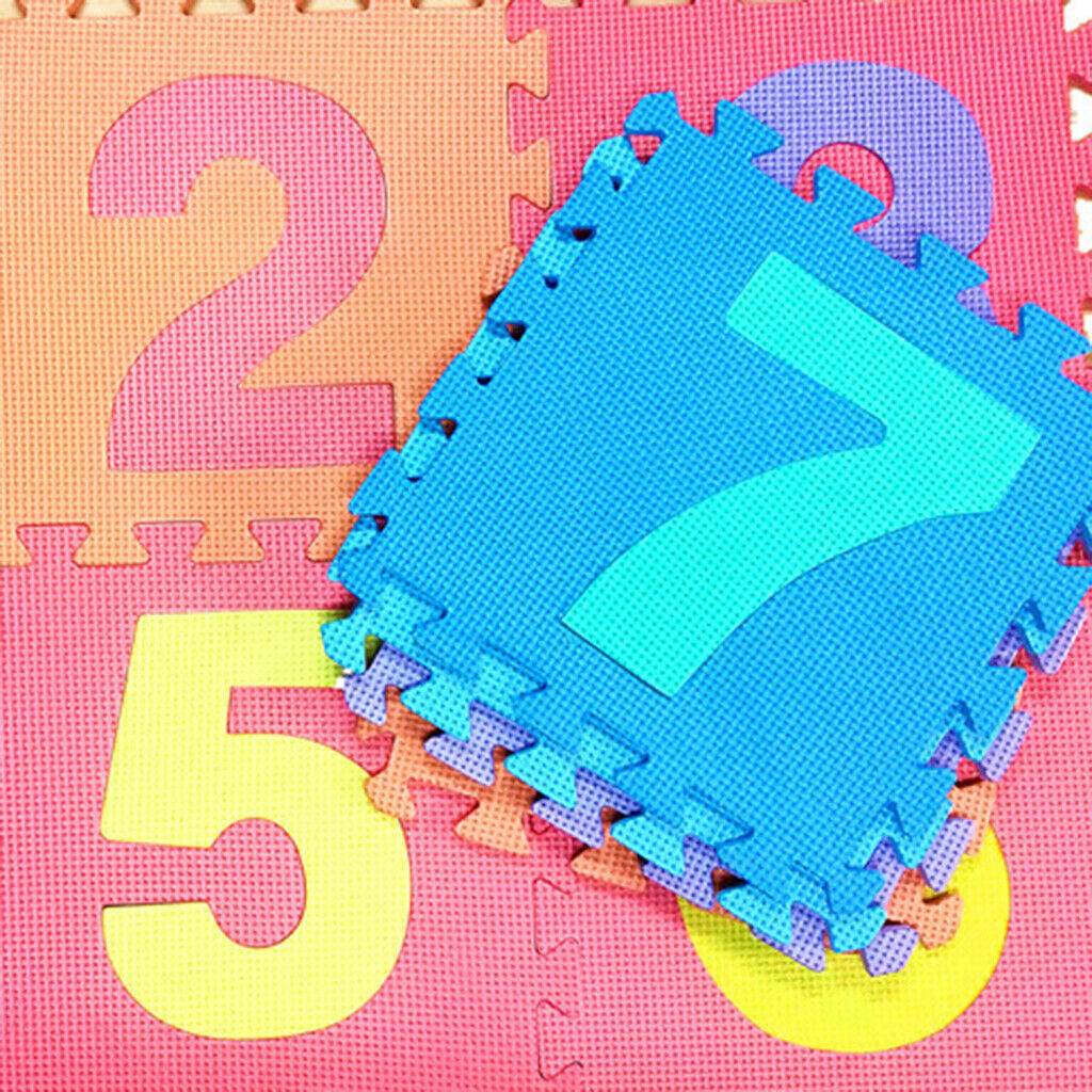Set of 72 Baby Colorful Foam Mat Alphabet and Number Learning Play Exercise