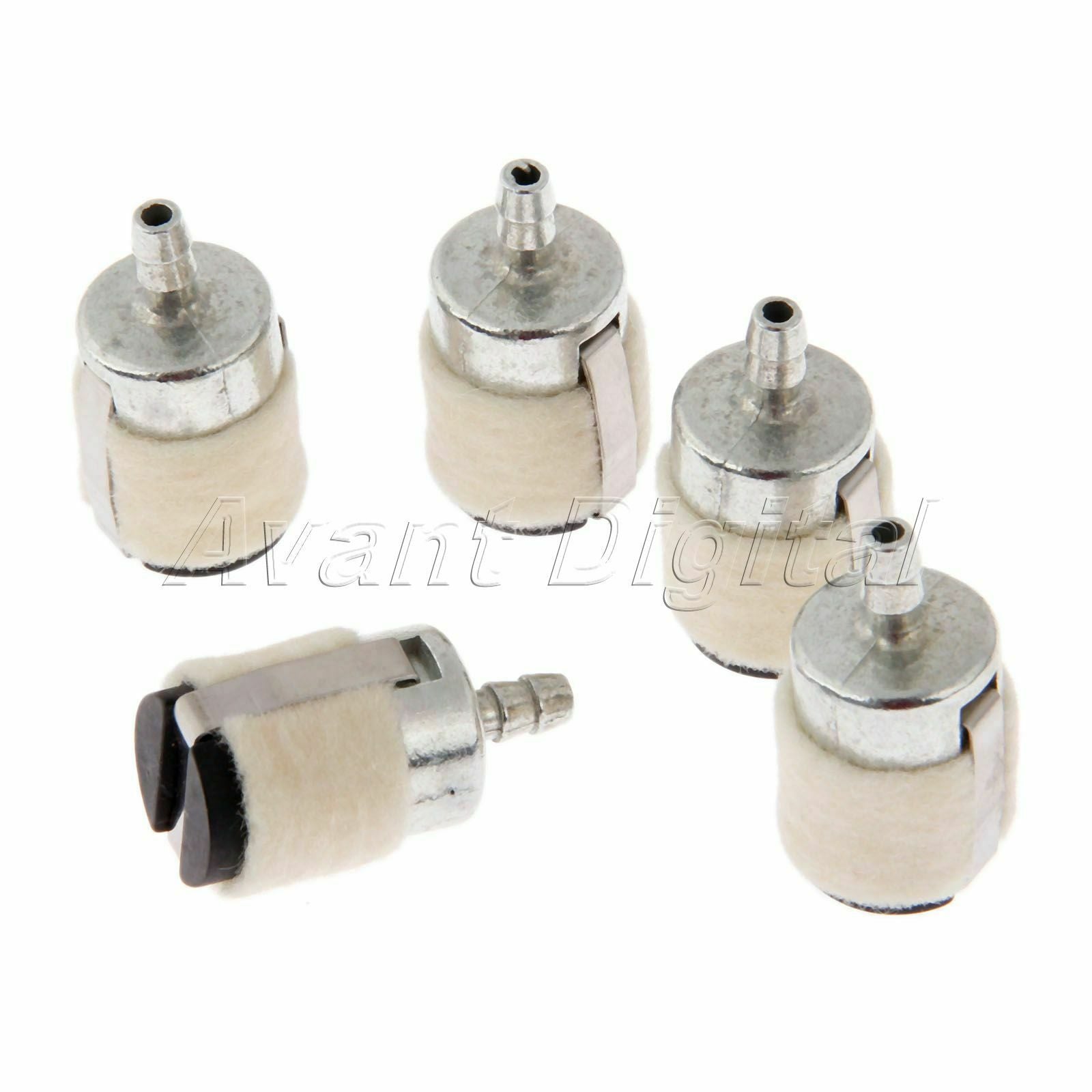 5pcs Wool Fuel Filters Earth Auger Water Pump Parts for Chain saw Brush Cutter