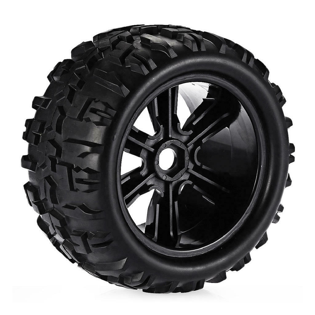 4x 1:8 RC Rock Crawler Car Tires Wheel for Louise E-MAXX HSP HPI Parts