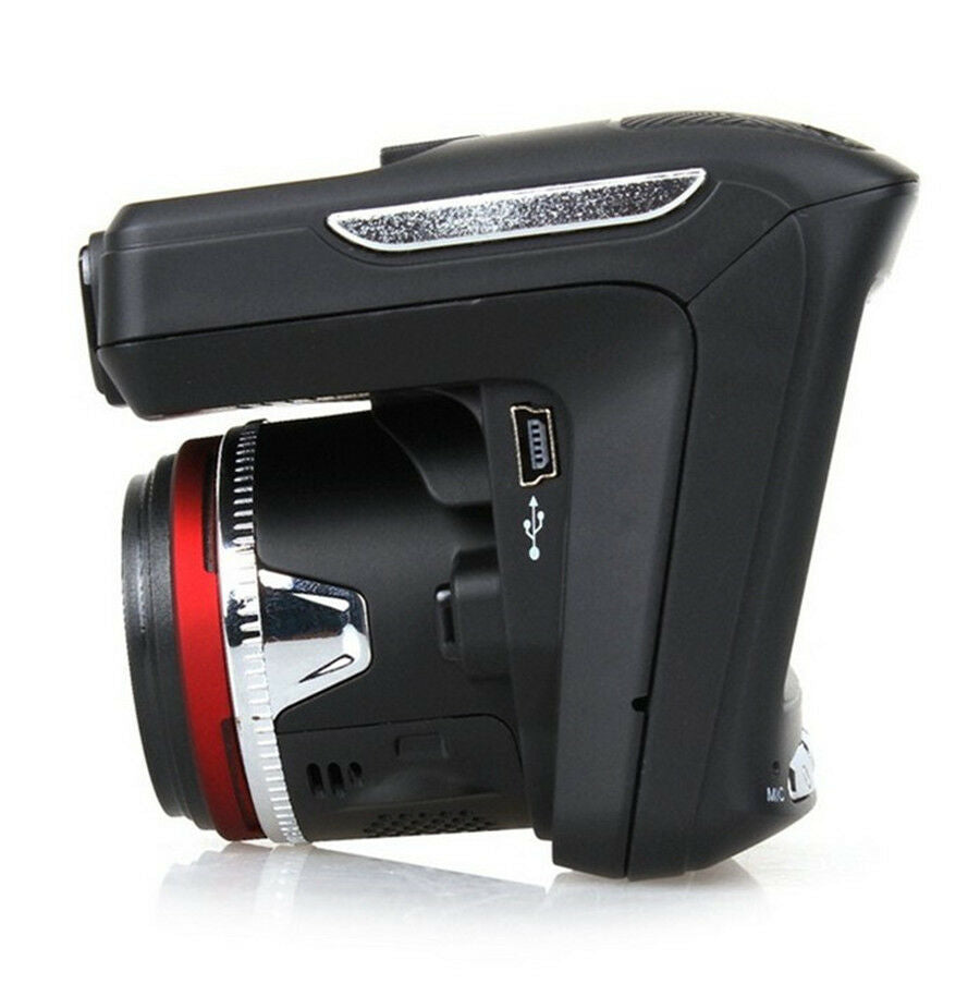 2 In 1 2.4'' HD 1080P Car Video Camera Recorder Dash Cam Radar Speed Detector