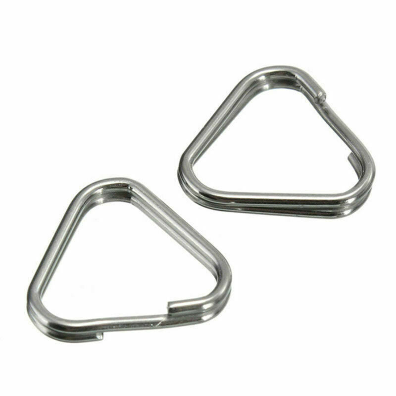 20pcs Metal Triangle Rings Split Camera Strap Hook Replacement Part Accessory