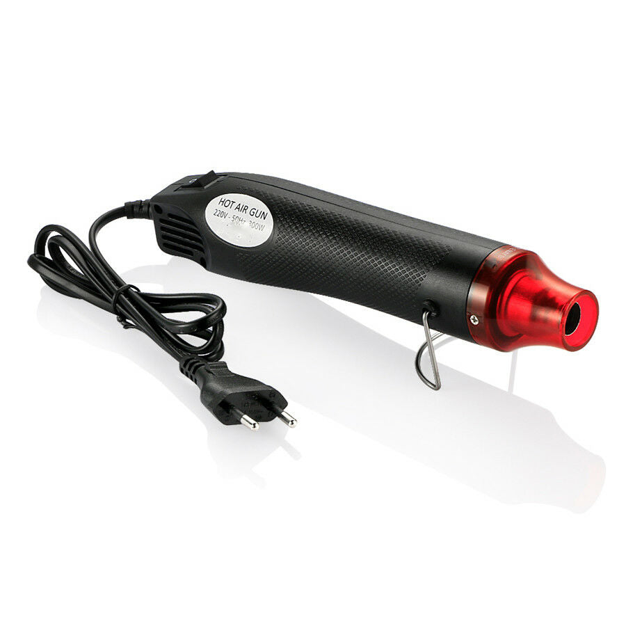220V 300W electric heat gun hot air plug of EU tools of self wrapping vinyl film