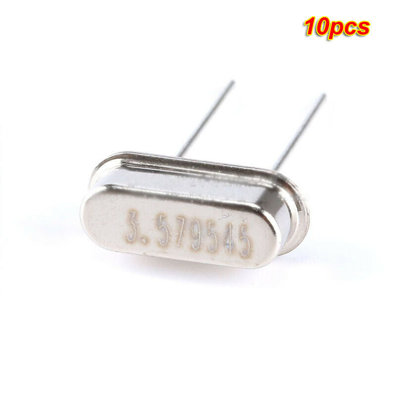 10pcs Crystal oscillator 3.579545M 49S ± 20PPM 20PF quartz crystal oscillator