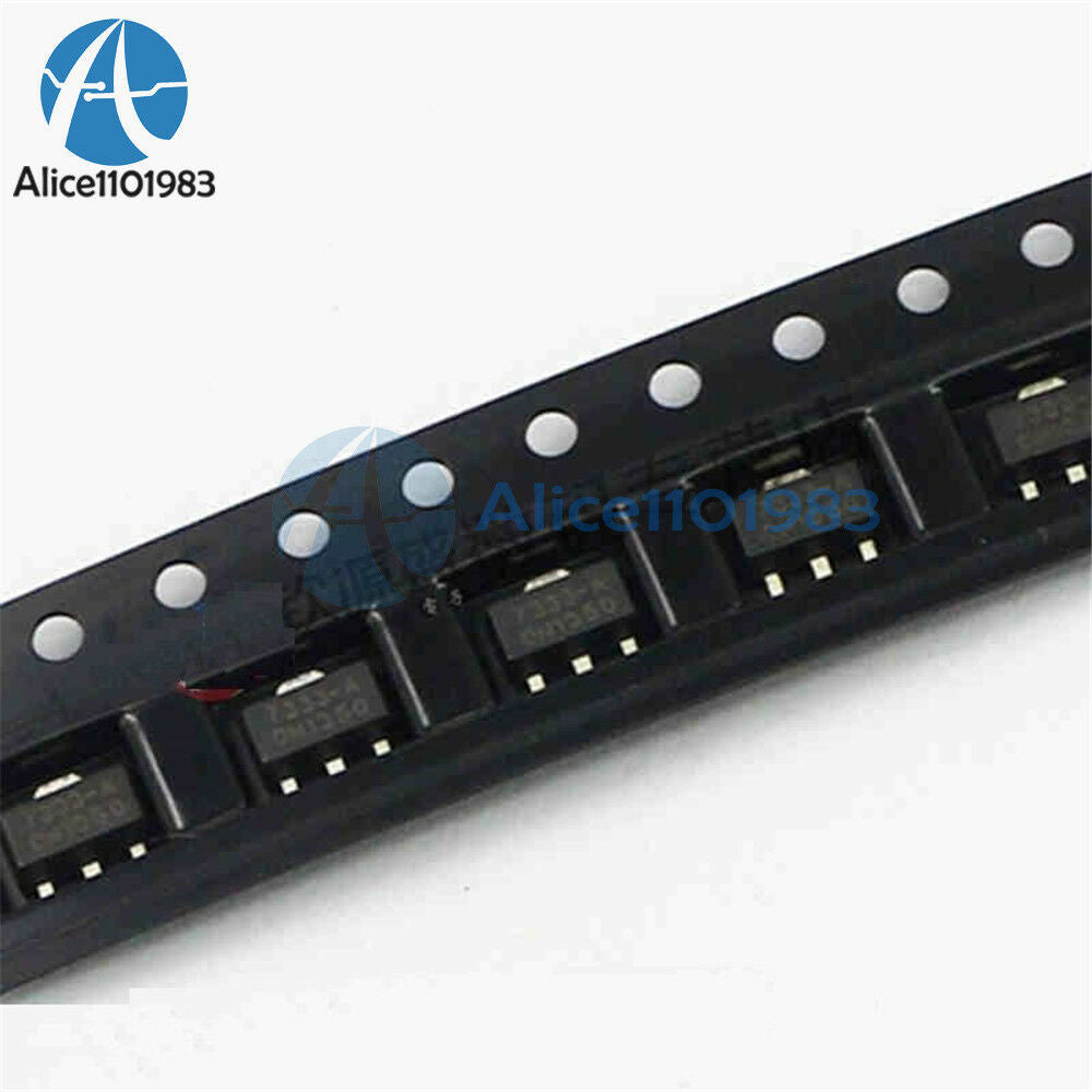 100PCS HT7333-A HT7333 3.3V SOT-89 Low Power Consumption LDO Voltage Regulator