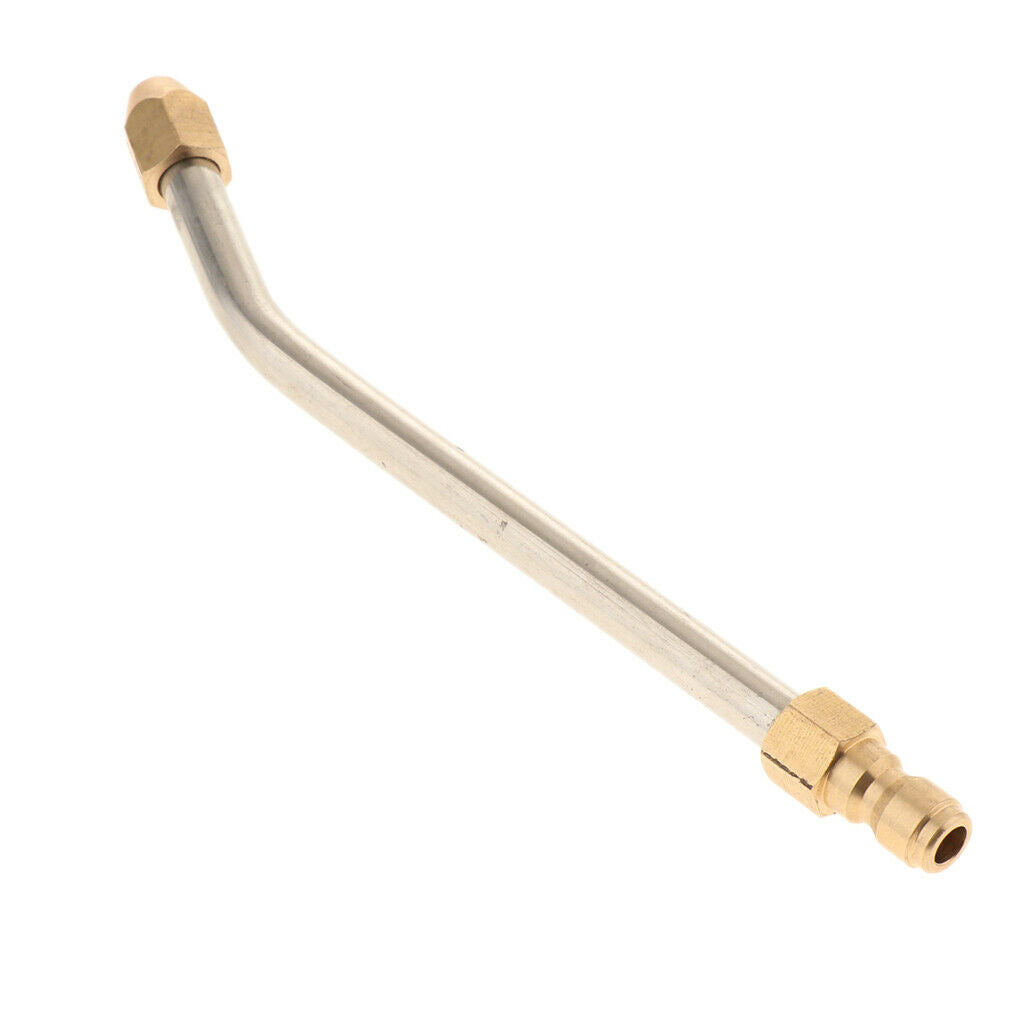 20cm Long Pressure Washer 30 Degree Wash Nozzle Angled Lance Extension x1