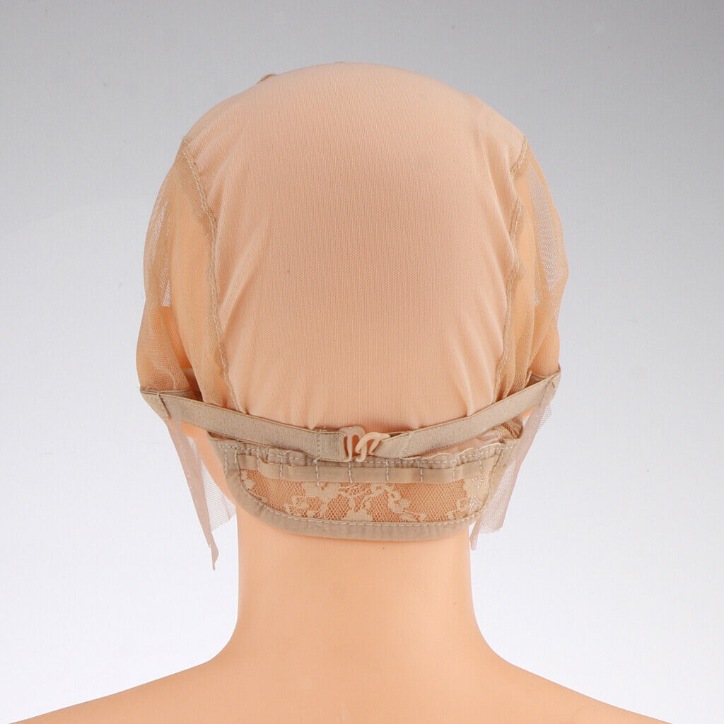 Durable Weaving Wig Lace   for Wig Making with Adjustable Strap Beige