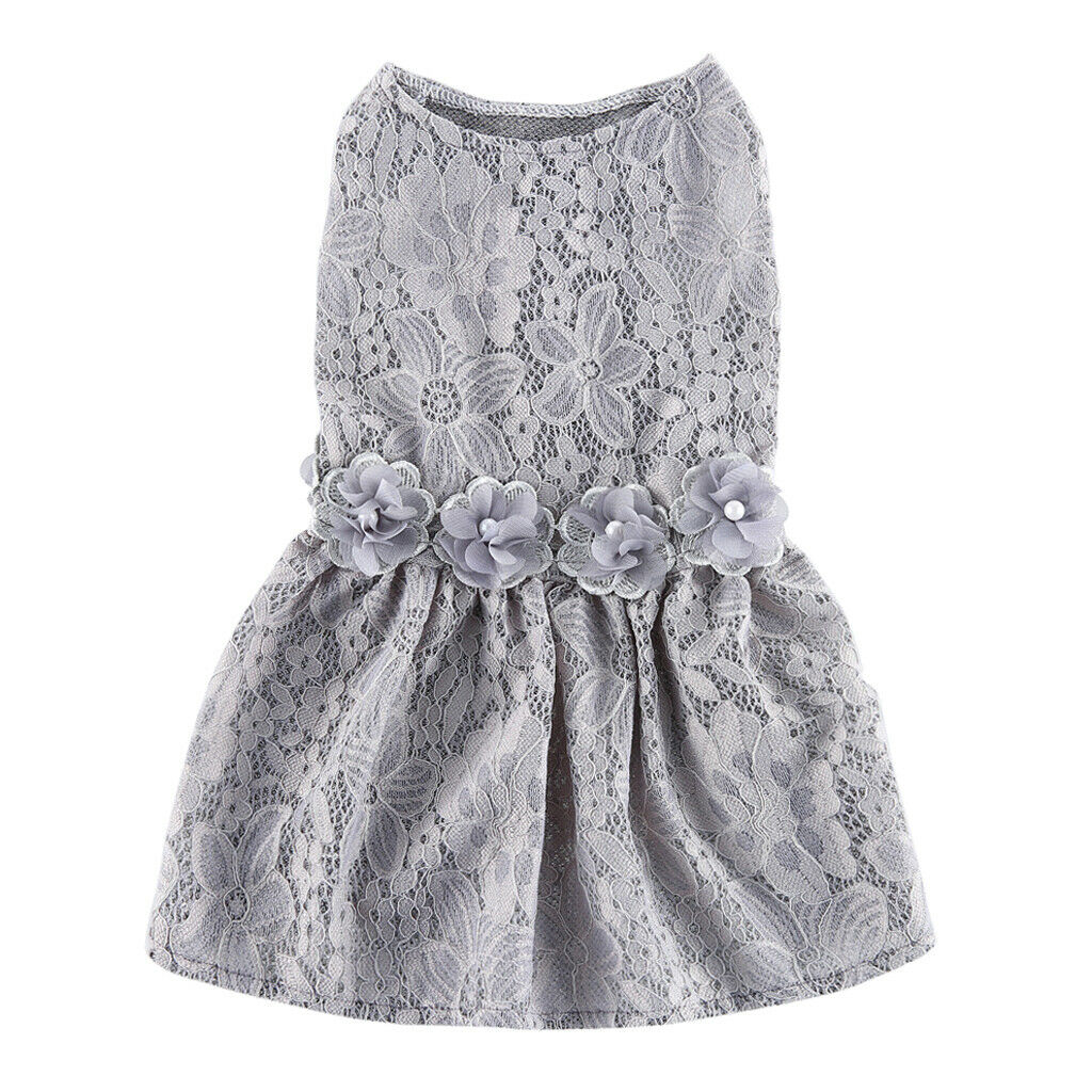Cute Lovely Dog Puppy Summer Dress Pet Princess Dress For Small Dog Puppy XS