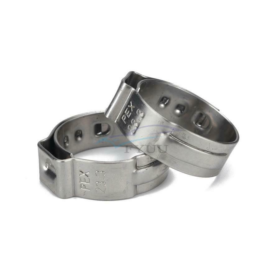 60 x 3/4" Stainless Steel Hydraulic Hose Clamp, O-Clamp Pipeline Fuel Air Clamp