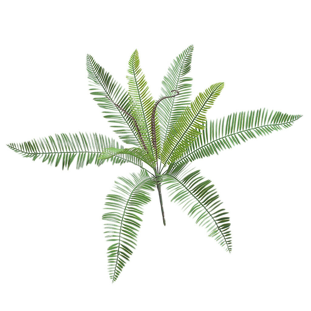 2x Leaves Artificial Cycads Floral Arrangement Greenery Bushes DIY Gardening