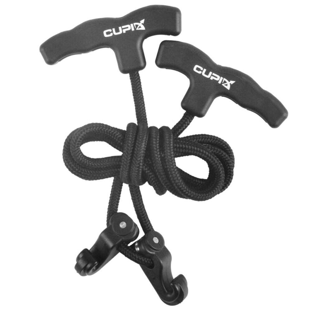 Archery Cocking Aid Rope Device Cocker Double Handle String Tools Accessory