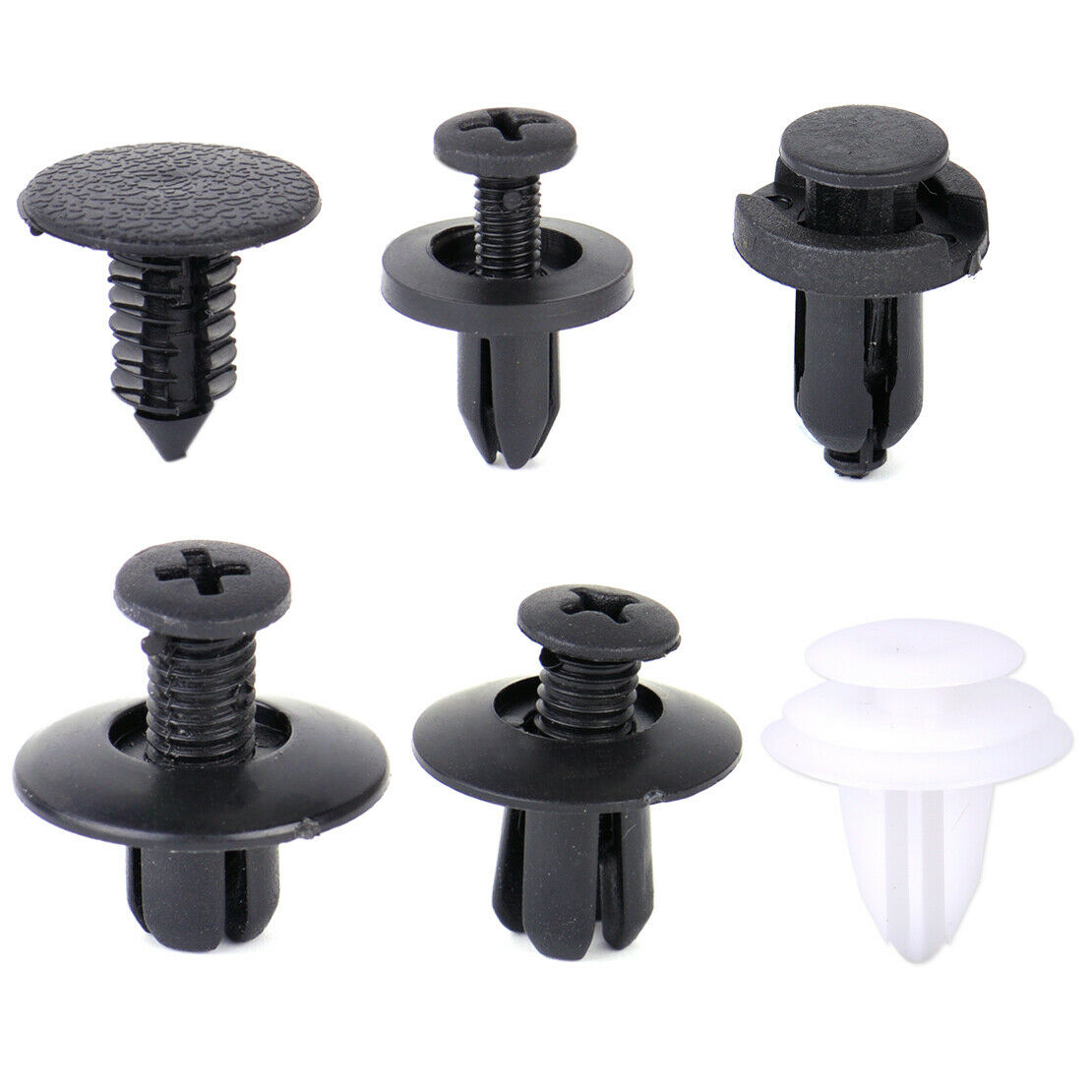 100x Car Door Fender Repair Rivets Screw Clips Fastener Push Pin Assortments An