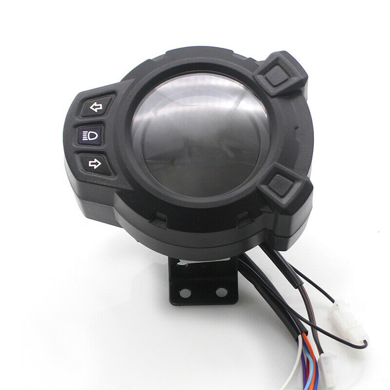 48V-72V Scooter Bike Color Display LCD Screen Gauge Odometer Moped Speedometer