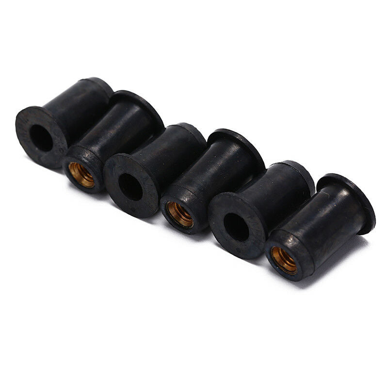 6pcs m6 black well nuts kayak accessories blind fastener rivet fishing boa.l8