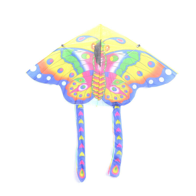 90*50cm Nylon Butterfly Kite Outdoor Foldable Children's Kite with 50M Lin.l8