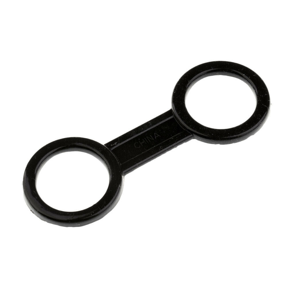 6 Pieces Silicone Snorkel Keeper - Double Loop Snorkel Holder for Scuba Diving