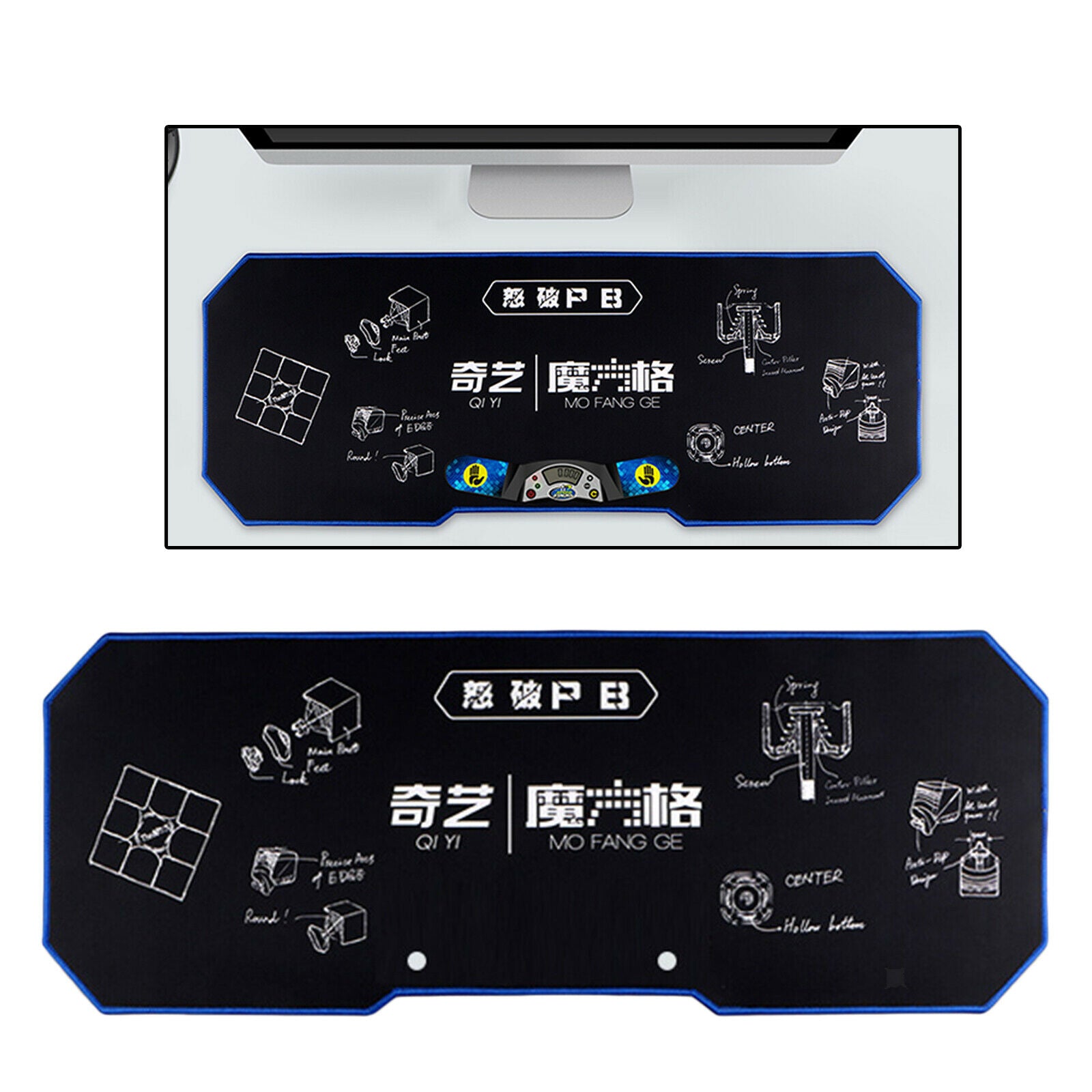 Timer Training Practice Pad Place Mat for G4 Pro Competition Clock Large