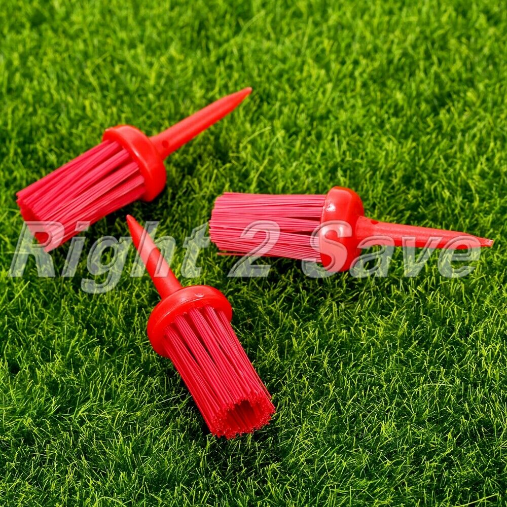 1Pack(50Pcs) 62mm Golf Brush Tees Plastic Bristles Tee Driver Training  Aid Tool