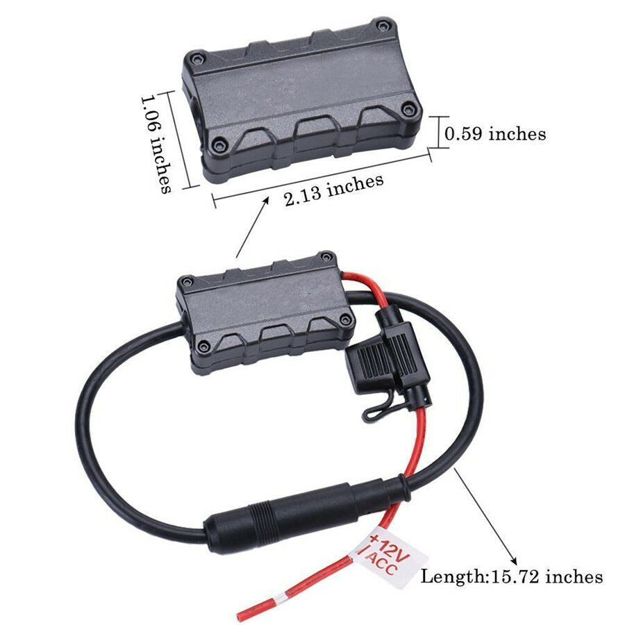 Car SUV Stereo Antenna FM AM Radio Signal Amplifier Booster AMP Strengthen 12VDC