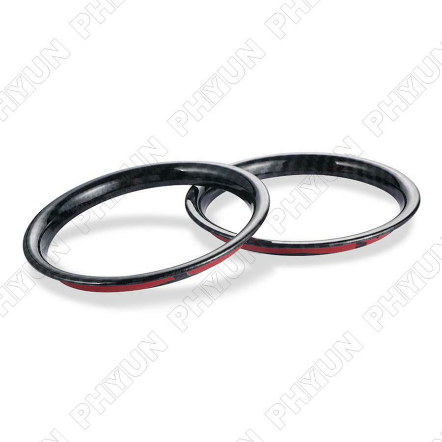 For Mini Cooper F55 F56 F57 One JCW Air Vent Ring Outlet Cover Carbon Fiber Look