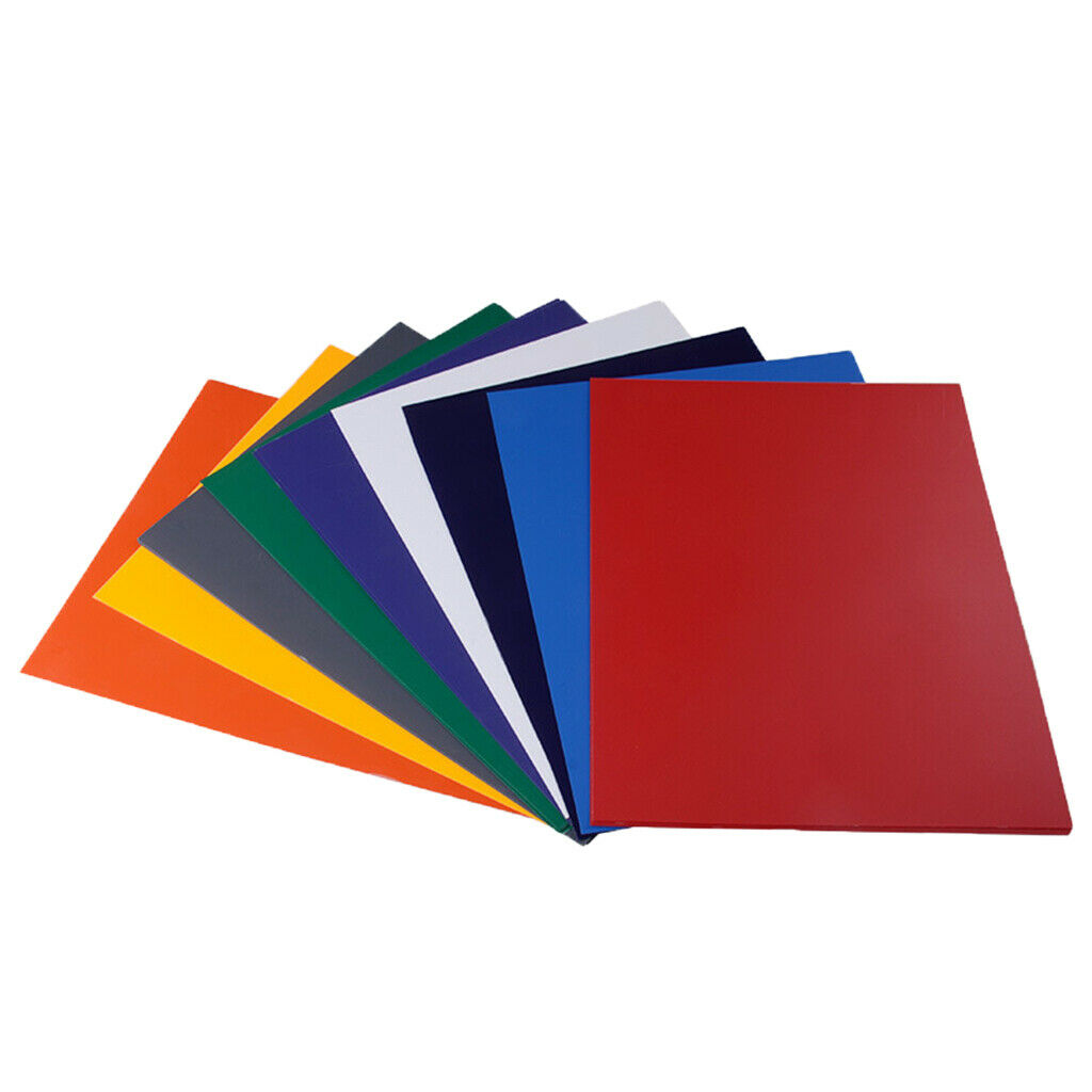 Multicolored Heat Transfer Vinyl Sheets Iron On Film for Crafts Leather DIY