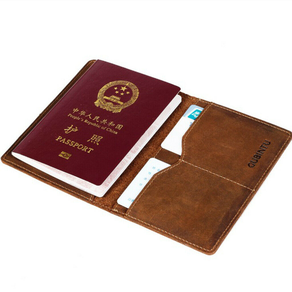 Coffee Passport Holder Wallet Cash Purse ID Document Holder Billfold Unisex