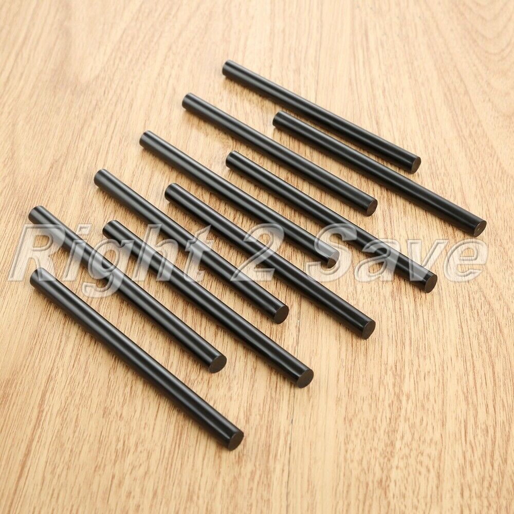 10Pcs 7mm*100mm Hot Melt Glue Gun Sticks EVA Glitter Powder Black DIY Art Crafts