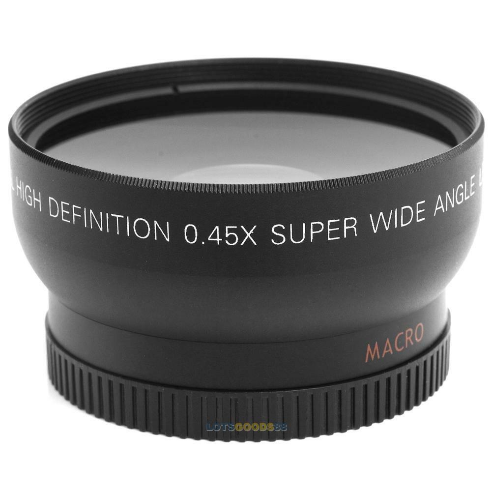 0.45X 52mm Super Wide Angle Macro Lens for Nikon D800, D3200, D3100, D5100,D7000