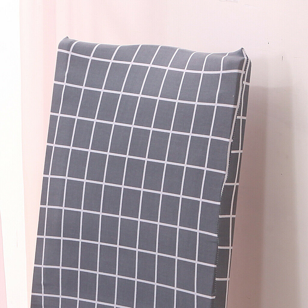 Dining Chair Covers Chair Protection Stretch Cover Home Decor Gray Plaid