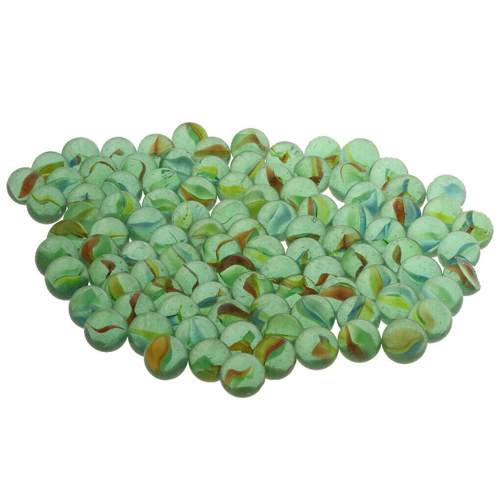 16mm Cats Eye Glass Marbles, Fun Marble Toys, Entertainment Games - Pack of 100
