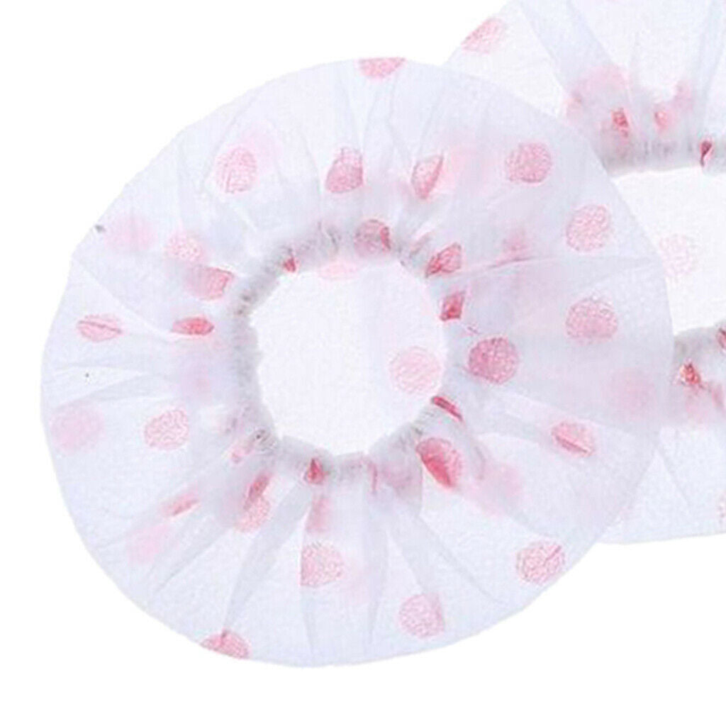 200 Pieces Disposable Microphone Cover Karaoke Mic Non-woven Fabric Covers