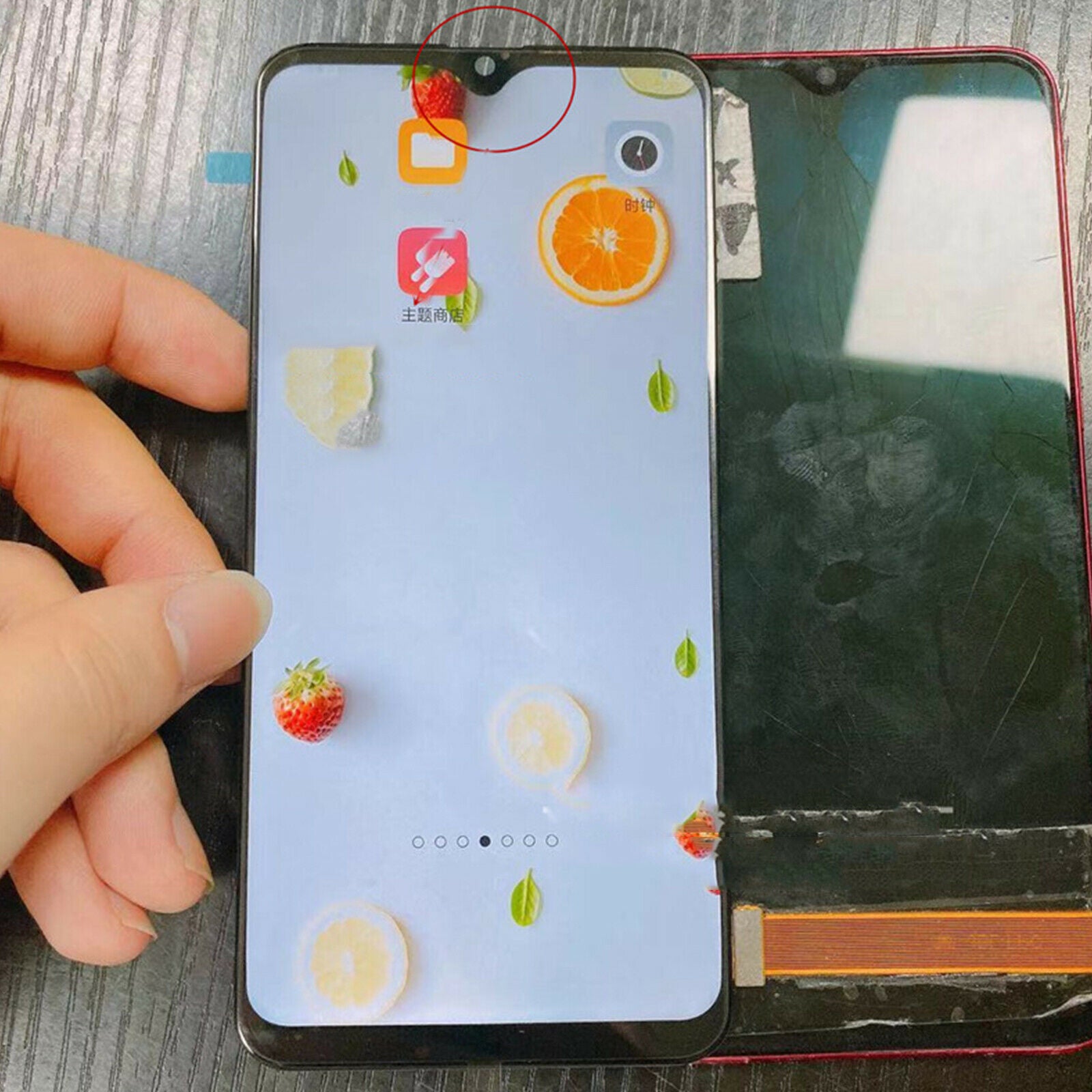 For OPPO R17 Pro/RX17 Pro Black Touch Screen LCD Display Digitizer Parts ZAU
