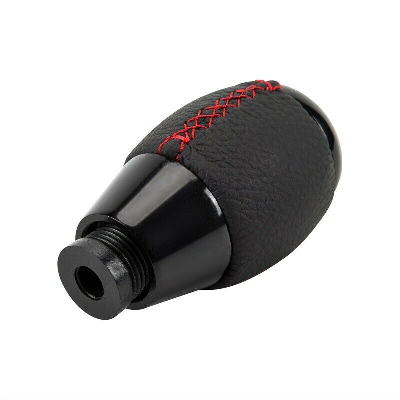 5Speed Universal Car Gear Shift Knob Shifter Lever Blue Leather Red Letter