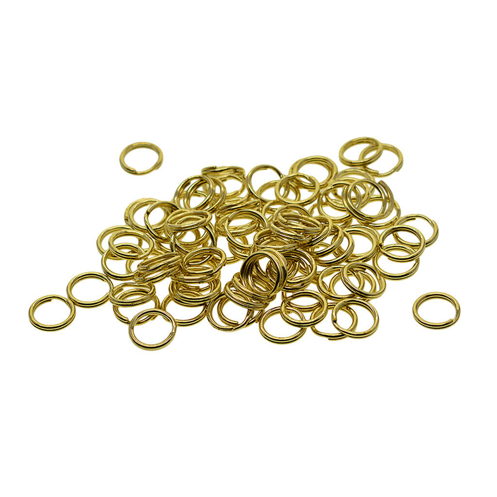 50 pcs split rings key chain rings metal key rings metal rings