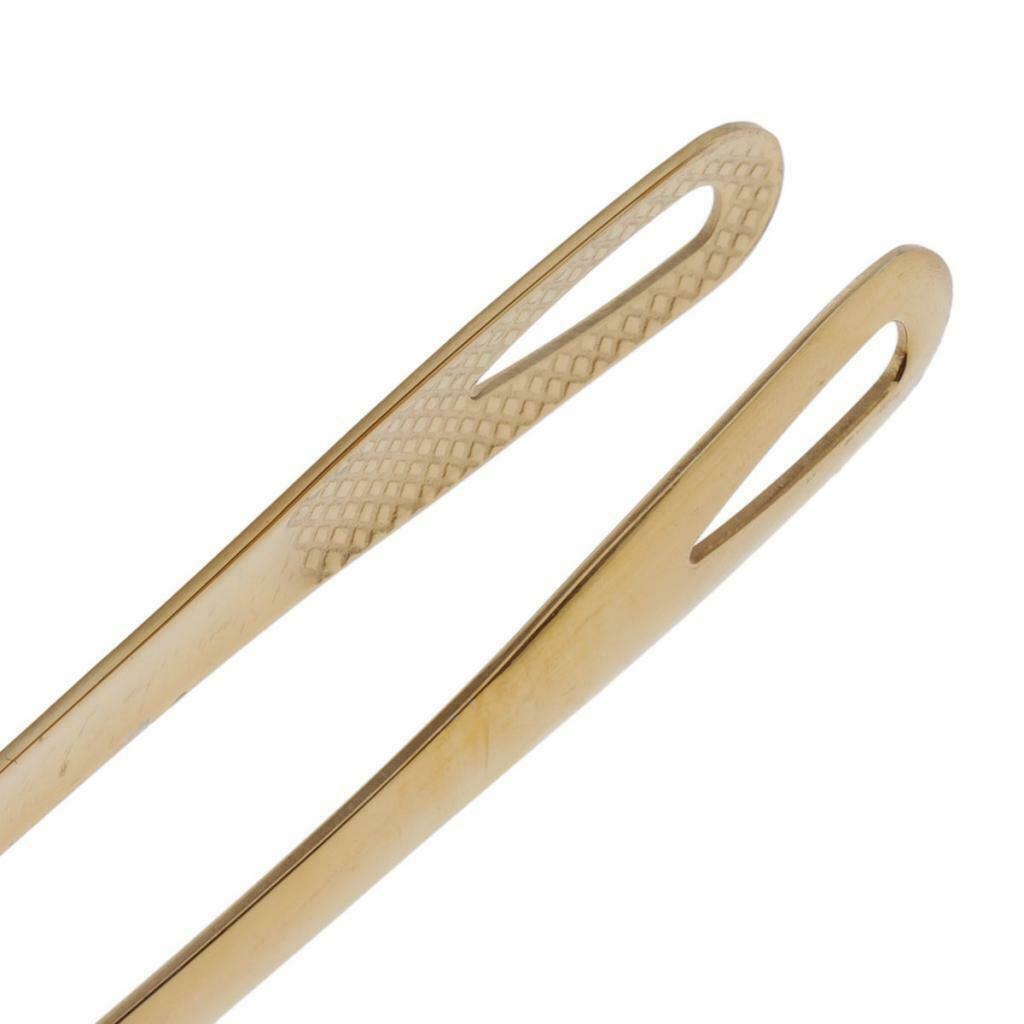 2Pcs Stainless BBQ Barbecue Cooking Grill Tongs 9.5inch Utensil Healthy