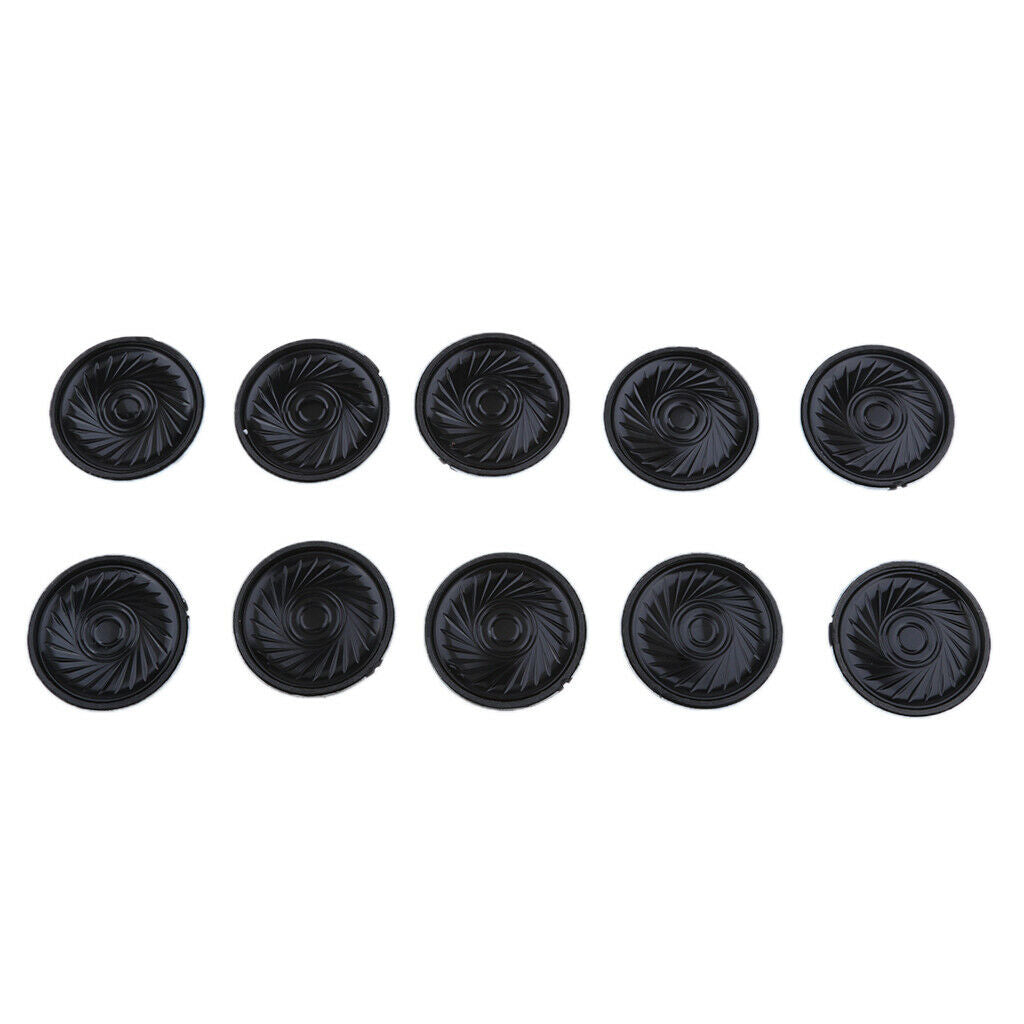 10Pcs Mini Speakers 40mm Sound Midrange Bass Speaker Round Trumpet Horn