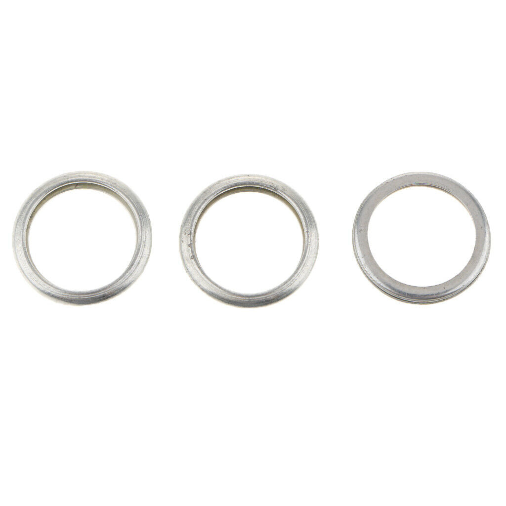 50pcs Metal Engine Oil Drain Plug Crush Washer Gasket Open Size: 16mm Screw