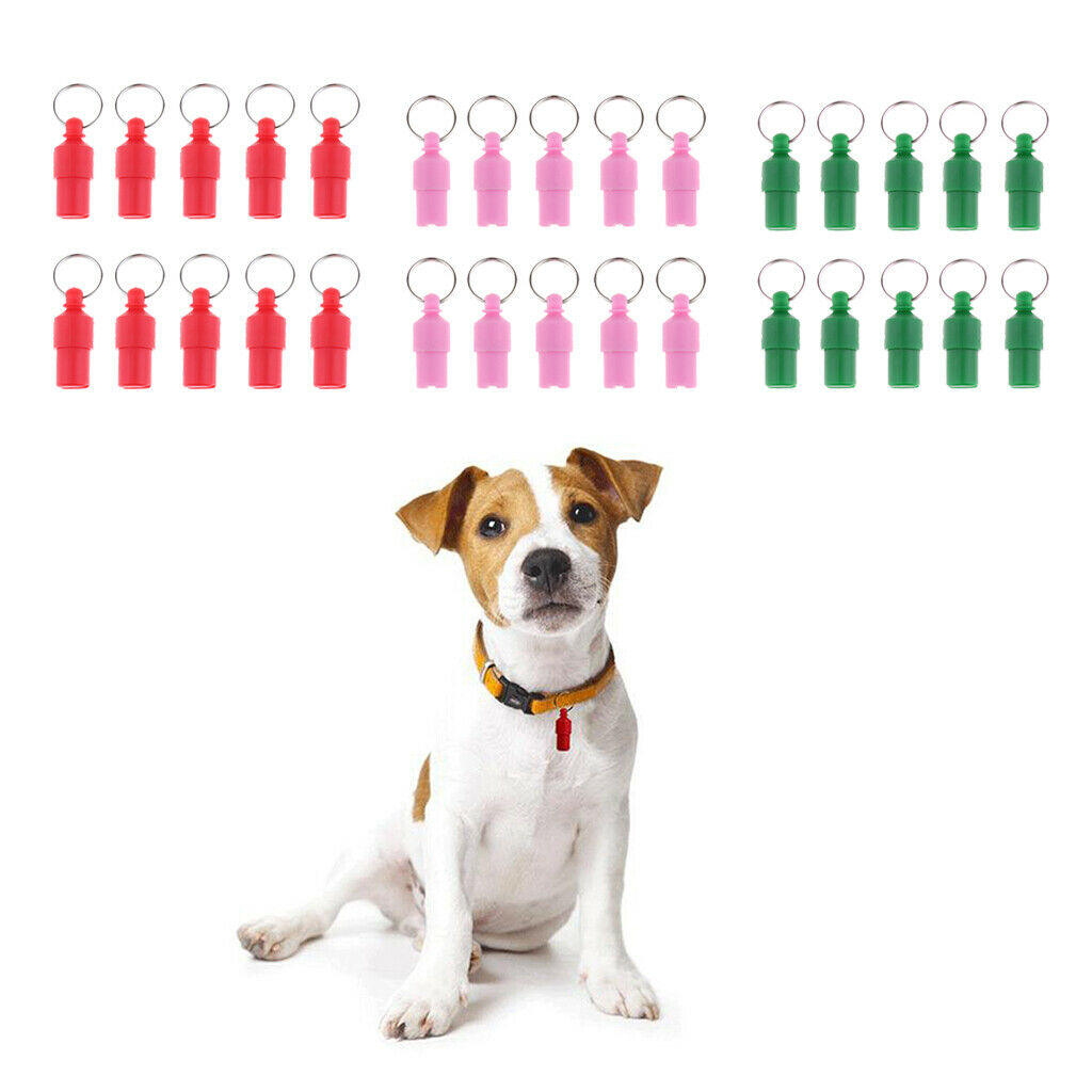 20Pcs Pet ID Tags for Dog & Cat Collars - Personalized & Identification Tag -