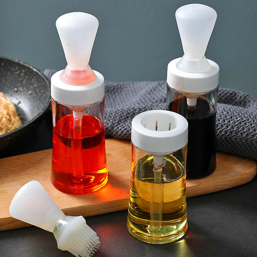 Oil Brush Bottle High Temperature Resistant Barbecue Cake Brush BBQ Honey