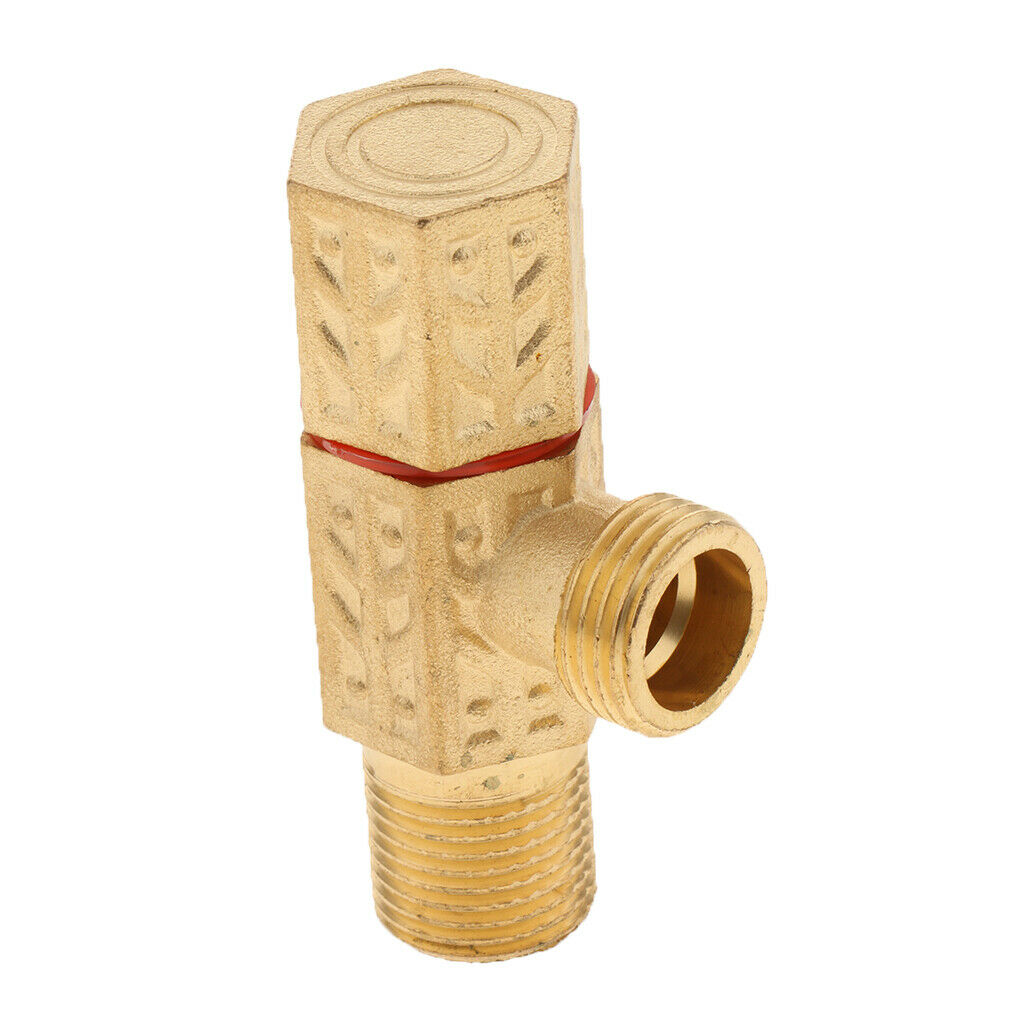 Brass Hose Fitting Connector Tee Tube Valve with Three Different Openings Quick