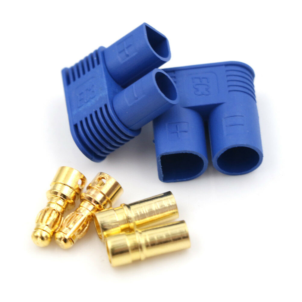 1Set EC3 Banana Plug Male Female Bullet Connector RC ESC Battery Moto.l8