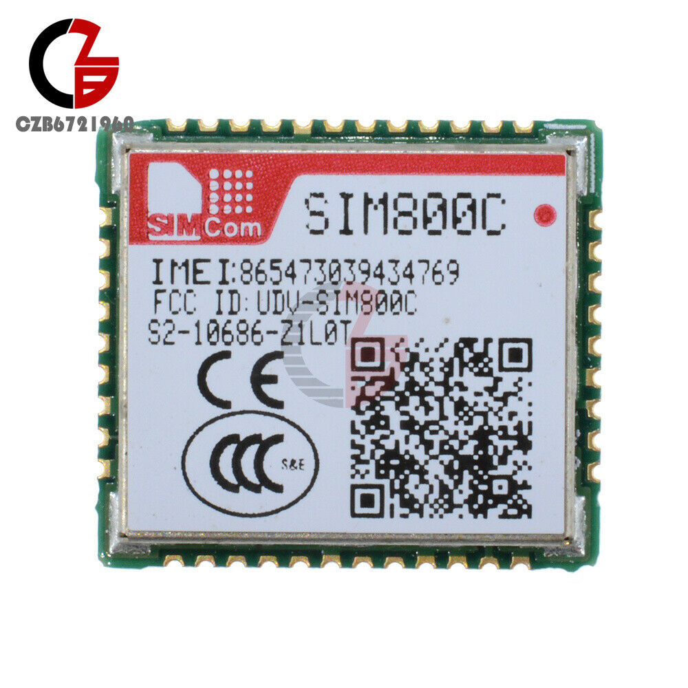 SIM800C SMS DATA Transfer Voice SIM800C GSM Module Quad Band Support TTS 1800MHz