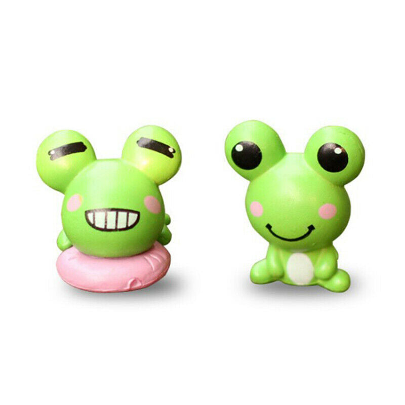 2PCS Frog Lover Animal Decoration Easter Micro Landscaping Decor DIY Acce.l8