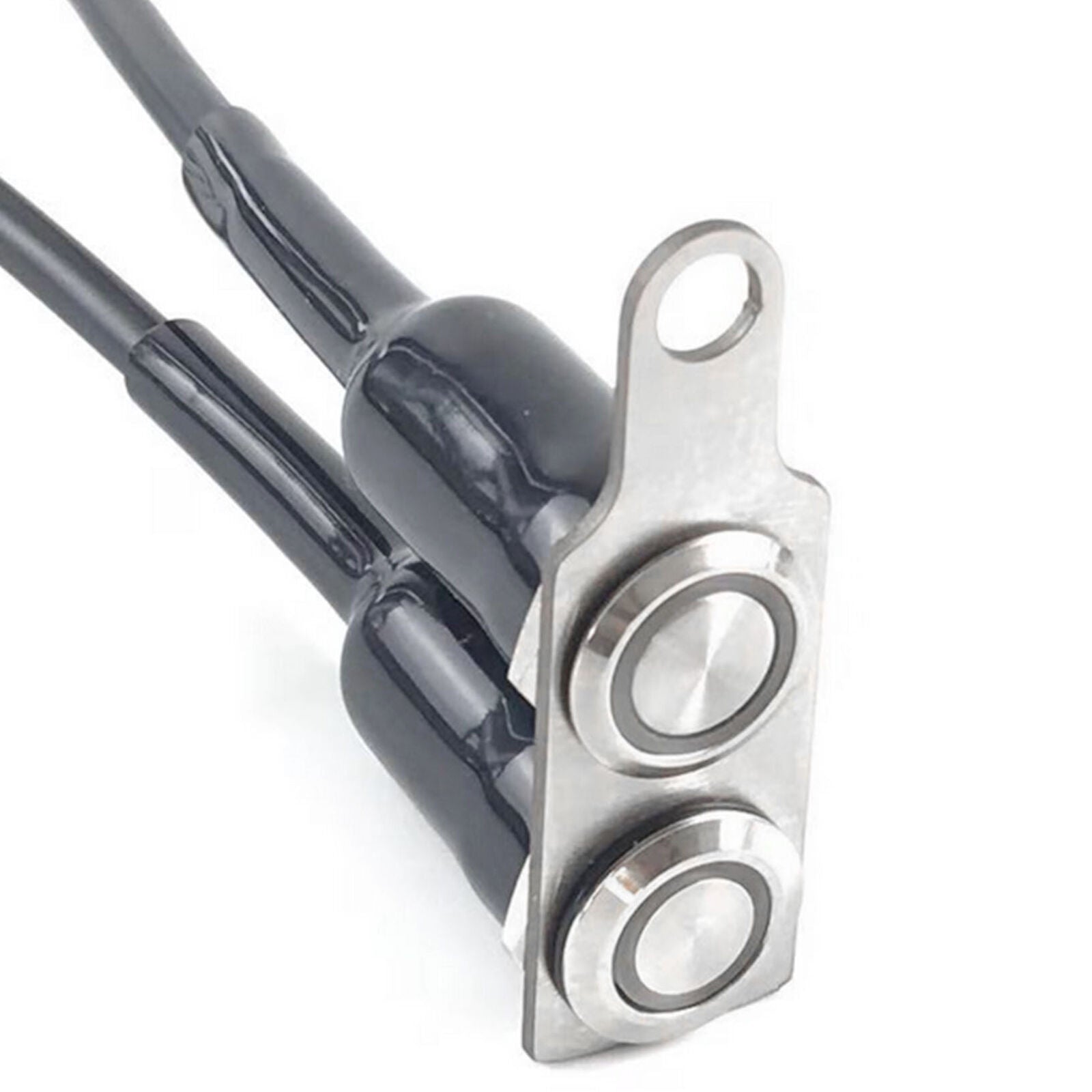 12V LED Motorcycle Handlebar Switch Headlight Fog Light Push Button Waterproof