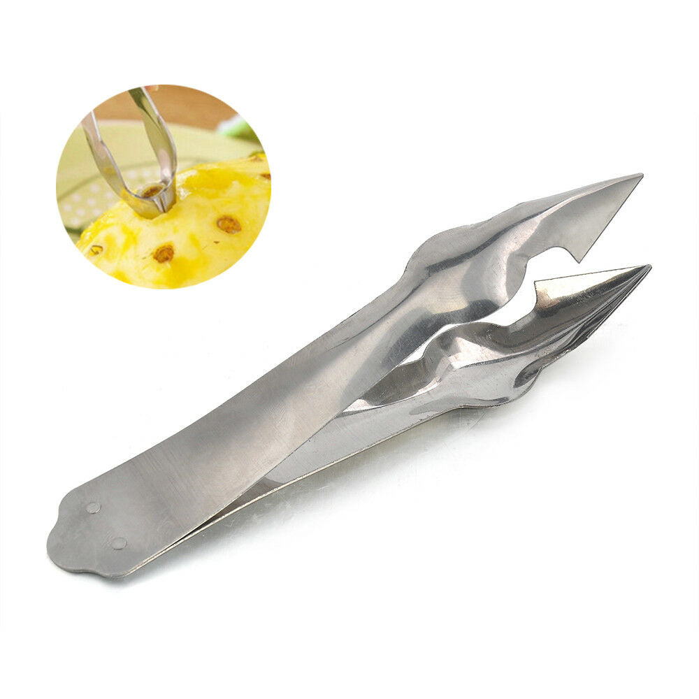 Eye Remover Fruit Corer Peeler Tools Kitchen Pineapple Clip Cutter Slicer